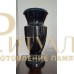 Ваза из полимергранита 30 см черная — ritualum.ru
